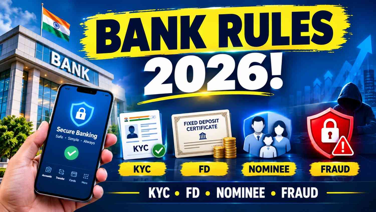New Bank Rules 2026: KYC, FD और Nominee के बड़े बदलाव