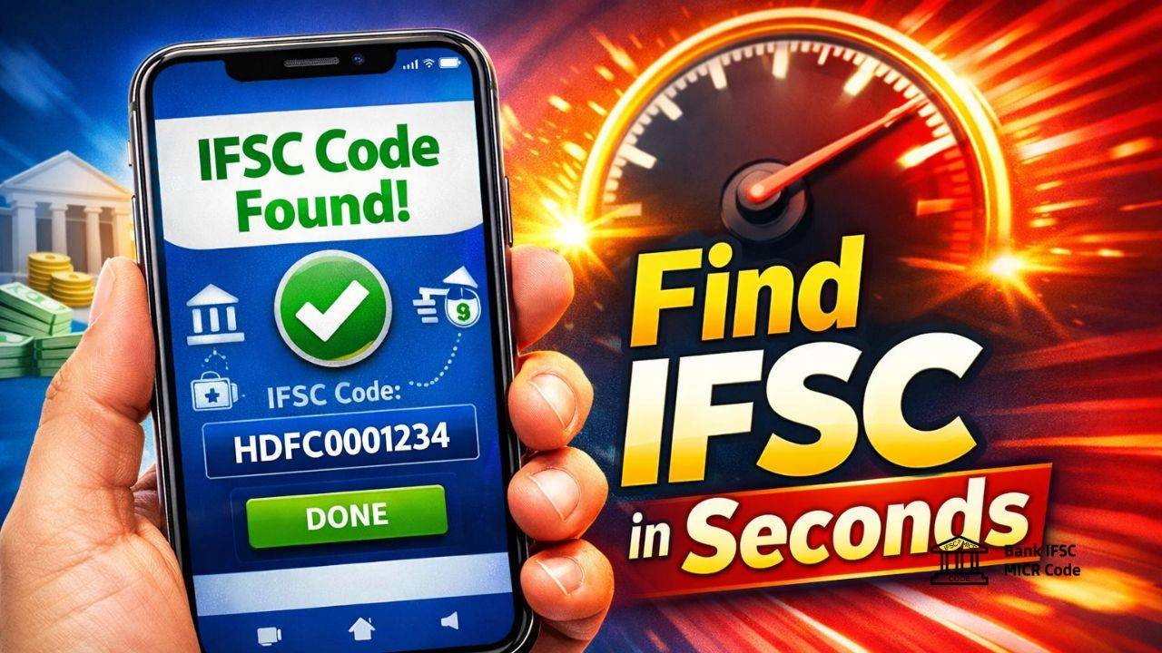 IFSC Code Finder Tool: Find Any Bank IFSC in Seconds Online