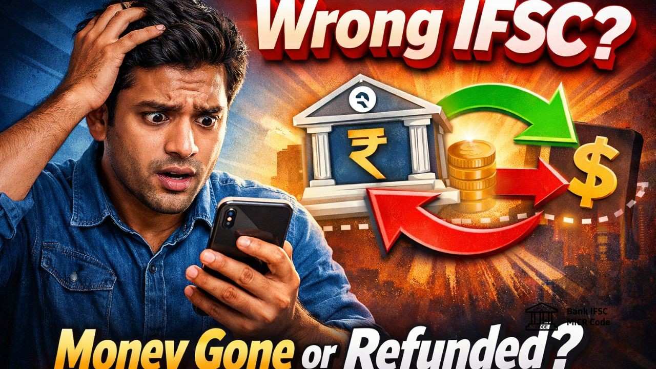 Wrong IFSC Code Used in Transaction? What Happens Next
