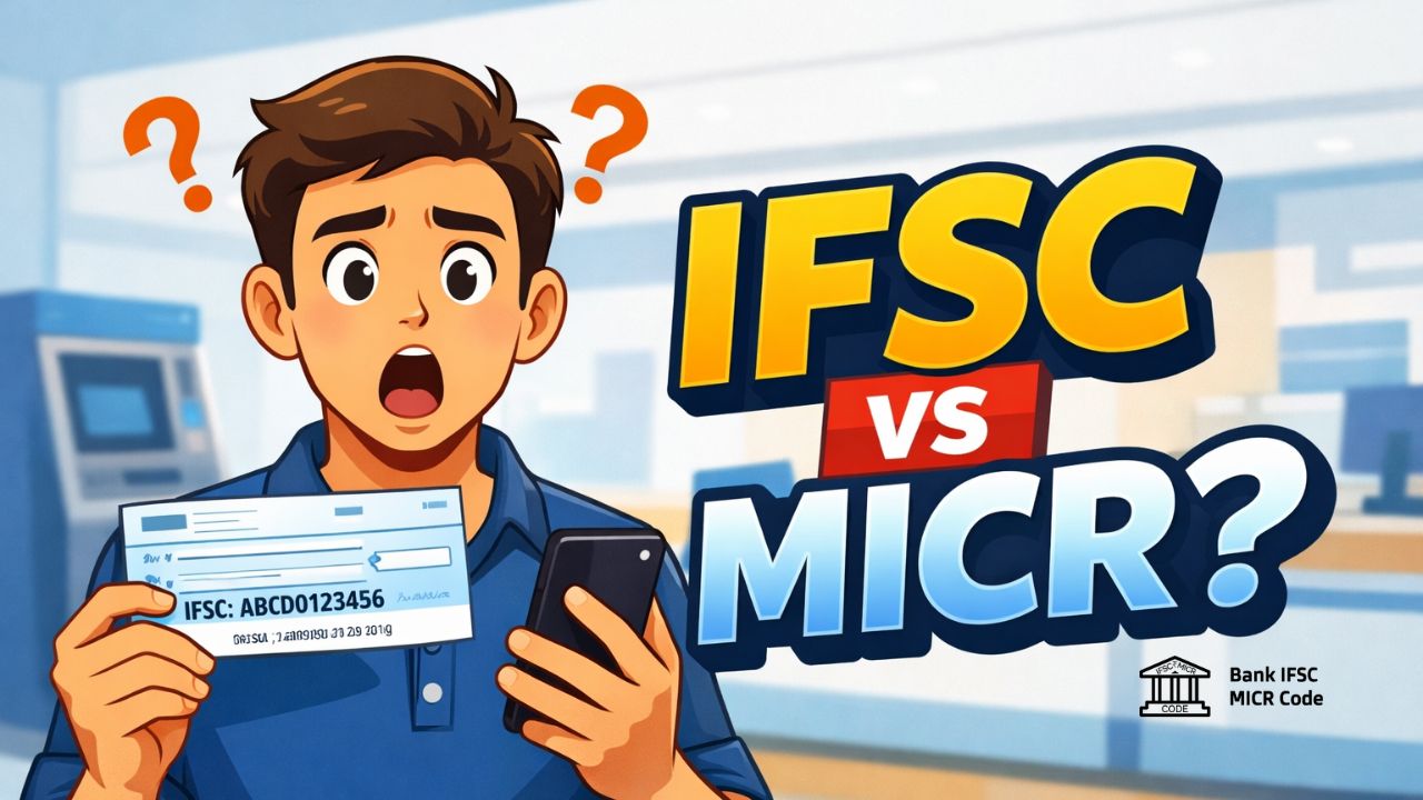 IFSC vs MICR Code: Meaning, Uses, and Key Differences