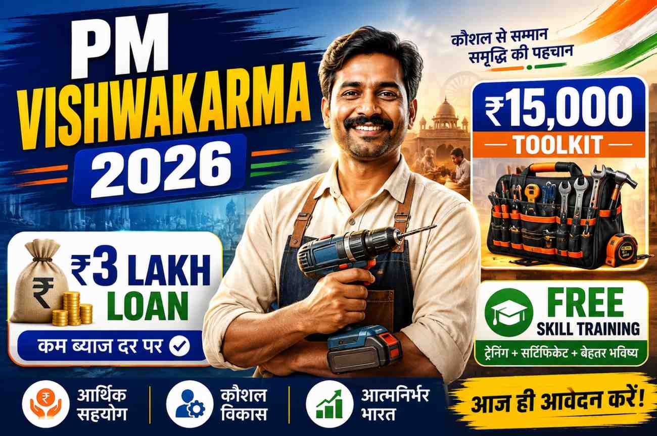 PM Vishwakarma Yojana 2026: Benefits, Eligibility & Apply